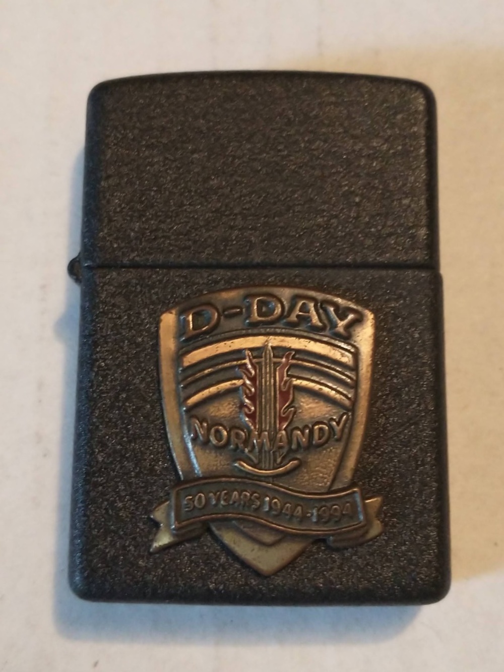 D-Day Normandy Commemorative Zippo Lighter 50 Years Anniversary